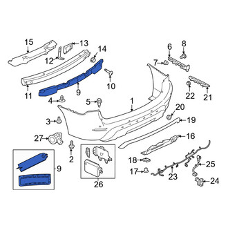 Nissan OE - Rear Inner Bumper Impact Absorber