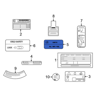Nissan OE - Fuel Information Label