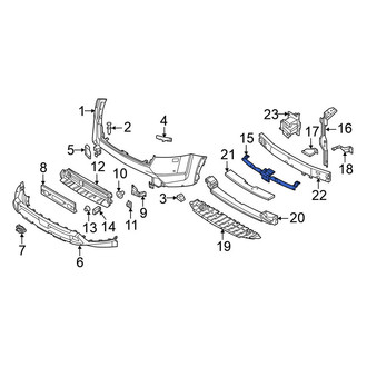 Nissan OE - Front Upper Bumper Cover Support Rail