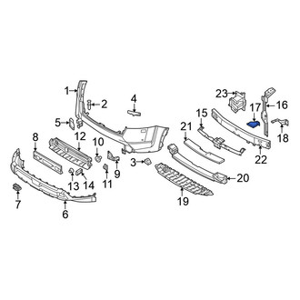 Nissan OE - Front Upper Bumper Cover Stay
