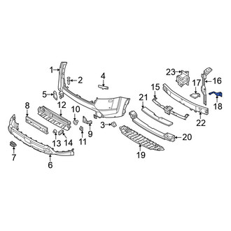 Nissan OE - Front Left Lower Bumper Cover Stay