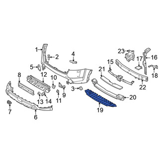 Nissan OE - Front Lower Bumper Cover Support Rail