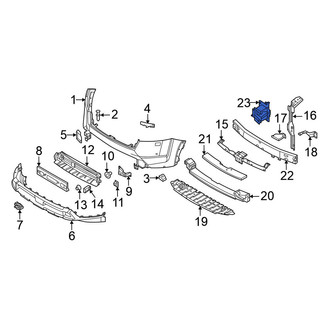Nissan OE - Front Left Bumper Impact Bar Bracket