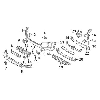 Nissan OE - Front Bumper & Grille - Bumper & Components