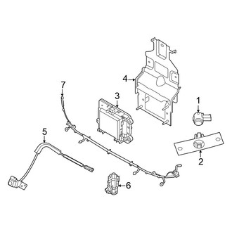 Nissan OE - Front Bumper & Grille - Electrical Components