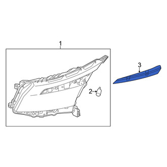 Nissan OE - Front Left Headlight Molding