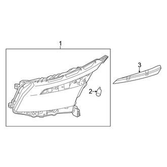 Nissan OE - Front Lamps - Headlamp Components