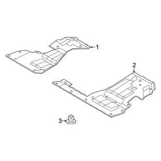 Nissan OE - Radiator Support - Splash Shields