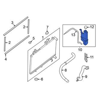 Nissan OE - Front Engine Coolant Reservoir