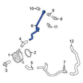 Nissan OE - Upper Engine Coolant Pipe