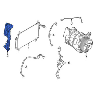 Nissan OE - Left A/C Condenser Seal