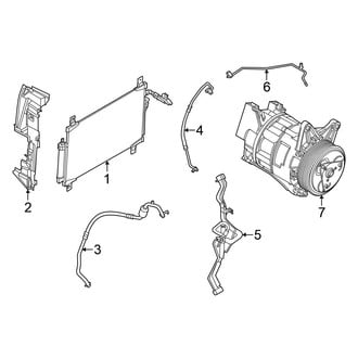 Nissan OE - Air Conditioner & Heater - Condenser, Compressor & Lines (Platinum / S / SL / SV)