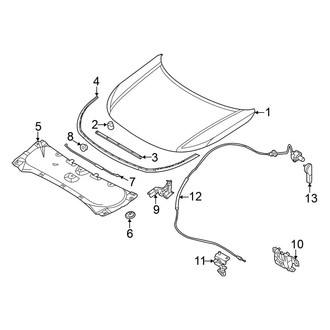Nissan OE - Hood & Components