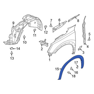 Nissan OE - Front Right Wheel Arch Molding