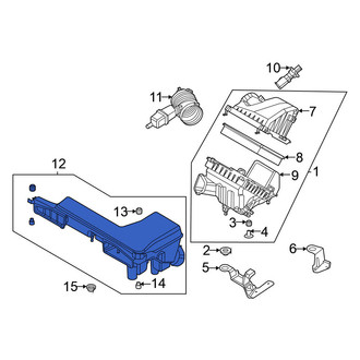 Nissan OE - Front Engine Air Intake Hose
