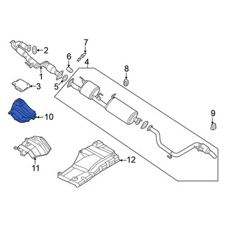 Nissan OE - Front Floor Pan Heat Shield