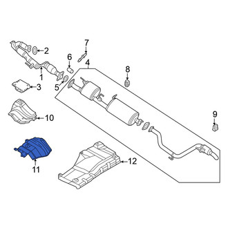 Nissan OE - Center Floor Pan Heat Shield