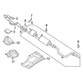 Nissan OE - Exhaust System - Exhaust Components
