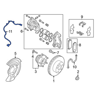 Nissan OE - Front ABS Wheel Speed Sensor