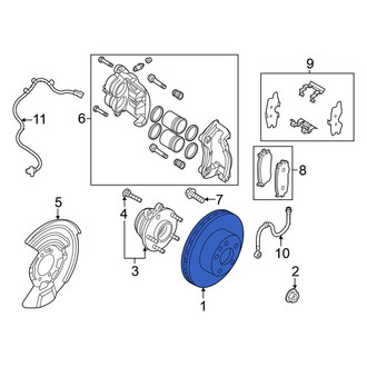 Nissan OE - Front Disc Brake Rotor