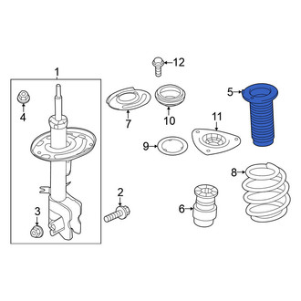 Nissan OE - Front Suspension Strut Bellows