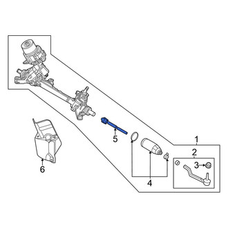 Nissan OE - Front Inner Steering Tie Rod End