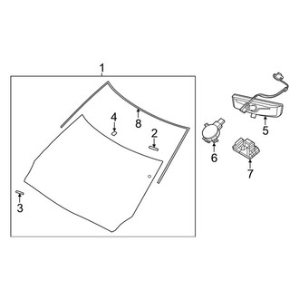 Nissan OE - Windshield - Glass (Platinum)