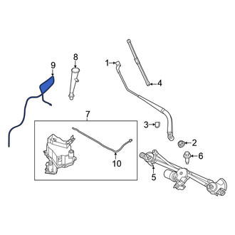 Nissan OE - Front Windshield Washer Hose