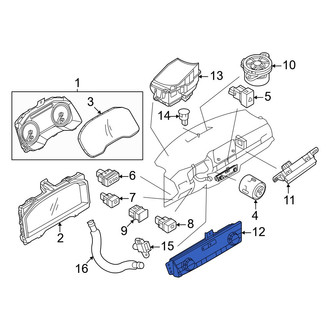 Nissan OE - Front HVAC Temperature Control Panel