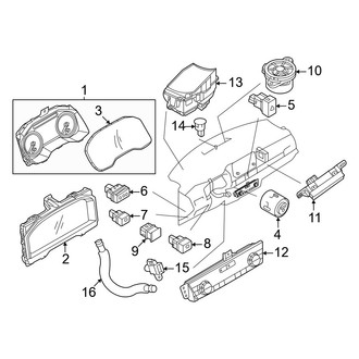 Nissan OE - Instrument Panel - Cluster & Switches