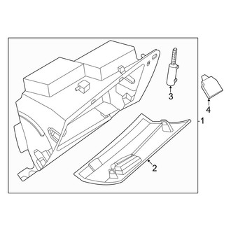Nissan OE - Instrument Panel - Glove Box