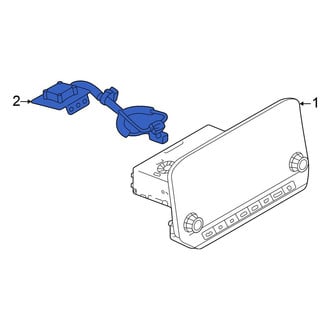 Nissan OE - GPS Navigation System Antenna