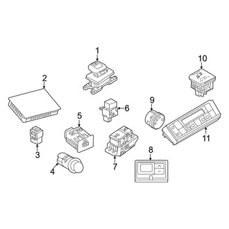 Nissan OE - Front Console (Electrical Components), (Platinum / S / SL / SV)