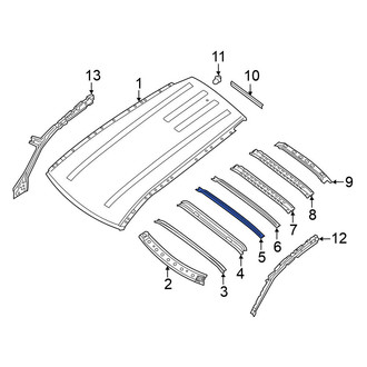 Nissan OE - Center Front Roof Bow