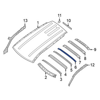 Nissan OE - Center Rear Roof Bow
