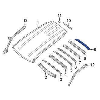 Nissan OE - Rear Roof Header Panel