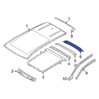 Nissan OE - Rear Roof Header Panel