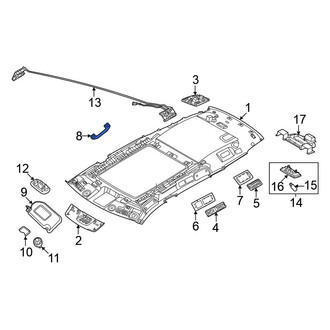 Nissan OE - Rear Interior Grab Bar