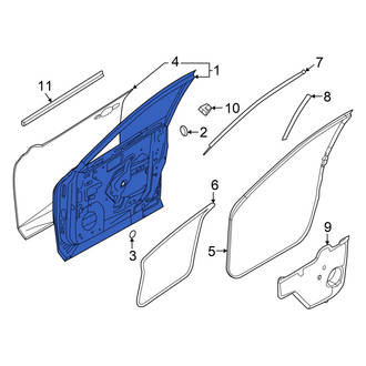 Nissan OE - Front Right Door Shell