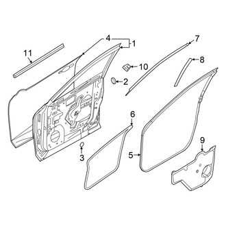 Nissan OE - Front Door - Door & Components