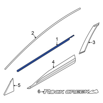 Nissan OE - Front Right Door Belt Molding