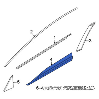 Nissan OE - Rear Left Door Molding