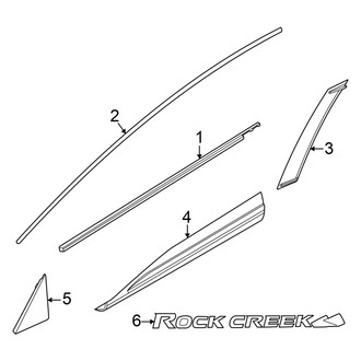 Nissan OE - Front Door - Exterior Trim