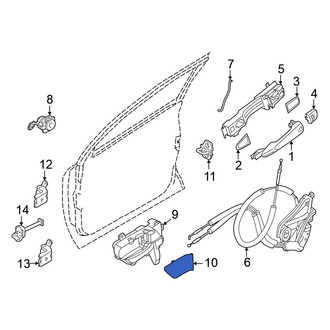 Nissan OE - Front Left Inner Interior Door Handle Screw Cap