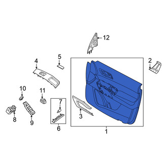 Nissan OE - Front Left Inner Door Interior Trim Panel