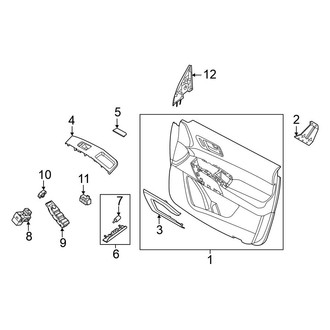 Nissan OE - Front Door - Interior Trim