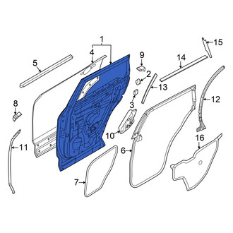 Nissan OE - Front Left Door Shell