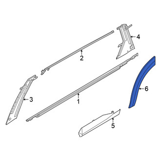 Nissan OE - Rear Left Wheel Arch Molding