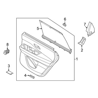 Nissan OE - Rear Door - Interior Trim