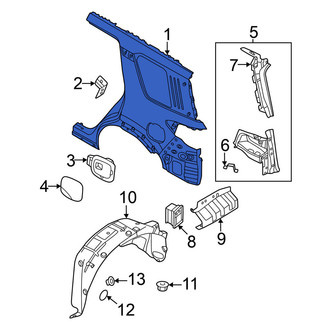 Nissan OE - Rear Left Outer Quarter Panel